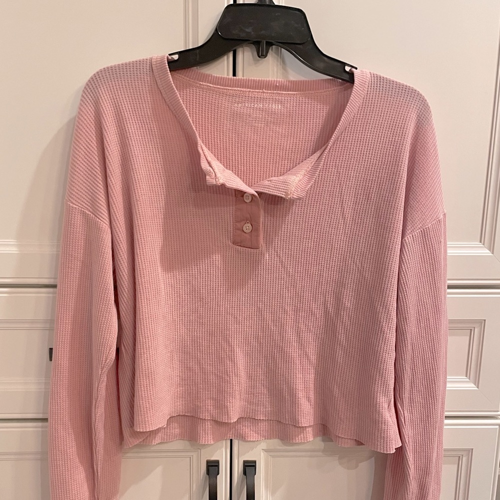 american eagle pink long sleeve